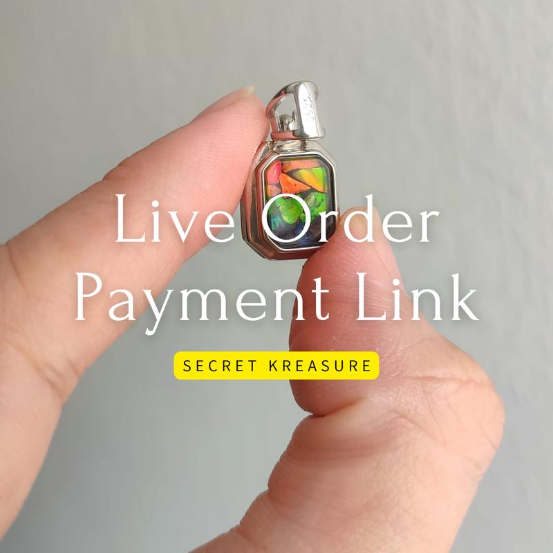[Pembayaran Hanya Untuk Sesi Live] Perhiasan Kristal DIY Gelang Cincin Anting Bayaran Barang Tenpah Semasa Sesi Live