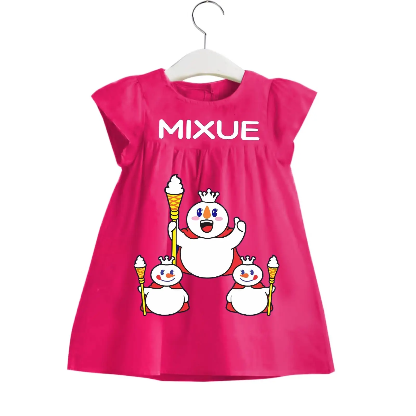 Dress Anak Perempuan 1-3 Tahun - Fashion Anak Cewek Combed Katun Lengan