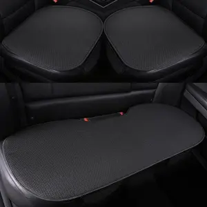 Mobil kursi universal empat musim, mobil kursi es filament tiga bagian set, ventilasi dan anti-slip, es filament mobil kursi, bebas bundel bantal, paparan matahari tidak panas, mobil universal