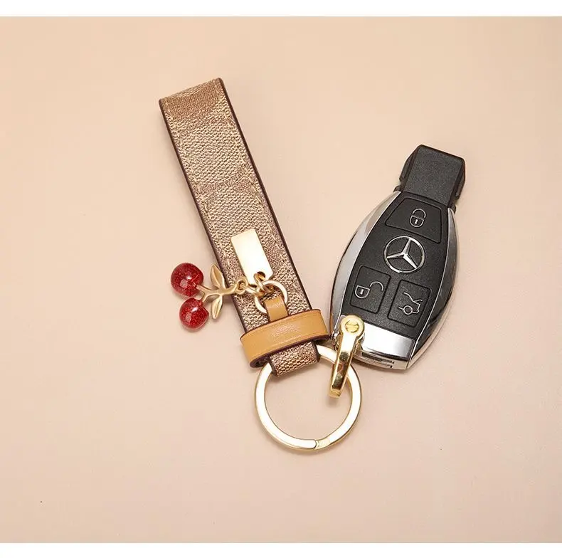 Bag charm cherry blossom tea rose Gantungan tas cherry mini Gantungan tas lucu aesthetic 5cm cherry keychain 8