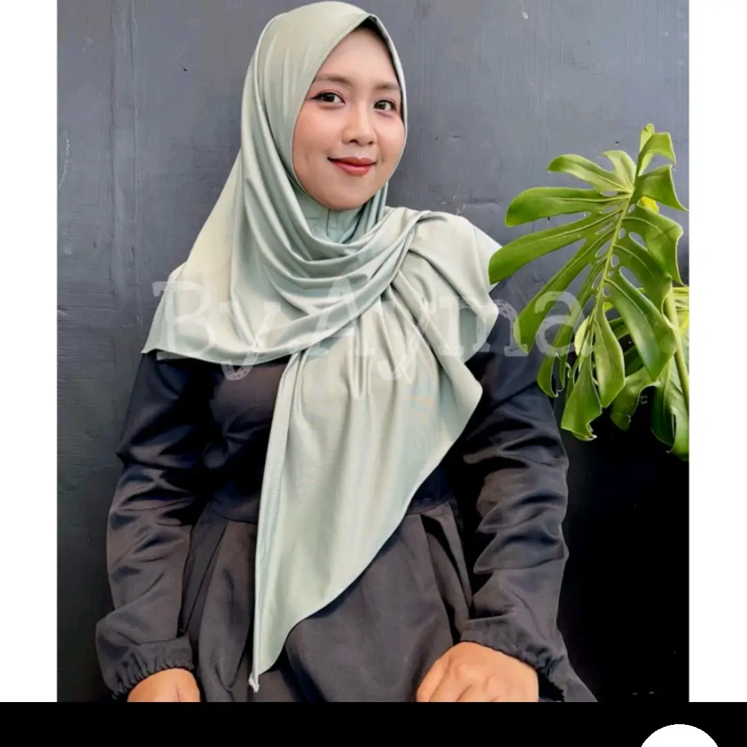 Hijab Instan Segi Empat Jersey Premium