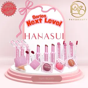 HANASUI NEXT LEVEL SERIS | Liplast Cream | Butter Balm Tint | Blurry Tint | Bouncy Blush | Coverlock Powder Foundation | Lebih Pigmented dan tahan lama