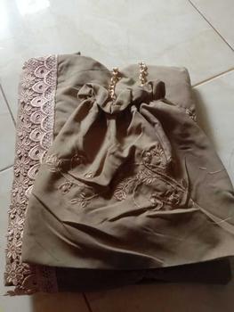 Product Review of MUSYAFFA - Mukena Dewasa Bordir Clara Premium Cantik Mewah Atasan Bawahan Bunga Katun Muslim Mukenah Mukena bordir from m**9 1