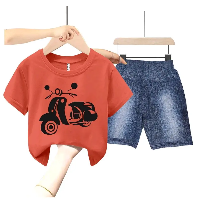 SETELAN ANAK CELANA SEMI JEANS DIGITAL SABLON // GAMBAR VESPA 6