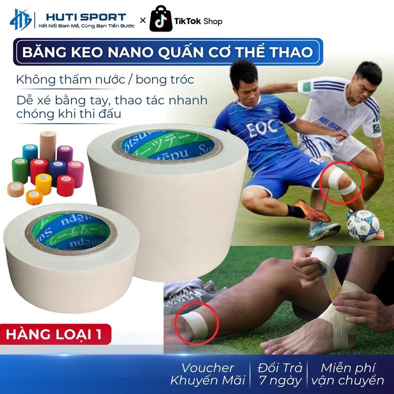Băng Keo Nano Thể Thao Băng Keo Quấn Cơ Đá Bóng Đá Banh Tránh Chấn Thương Bảo Vệ Cổ Tay Cổ Chân Đầu Gối Chơi Tenis Cầu Lông 3cm 5cm