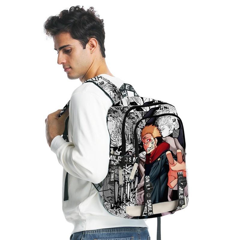Product Introduction of Tas Ransel Anak Laki-laki Tas Sekolah Kartun Jepang Tas Backpack Free Raincover Anti Air Muatan Besar Fashion Kids Tas Punggung Printing keren 1