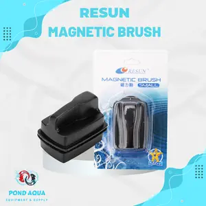 Sikat Magnet Pembersih Kaca Akuarium Resun Magnetic Brush Small