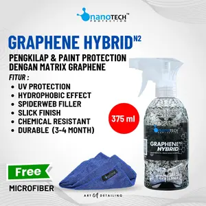 GRAPHENE HYBRID Matrix Sealant - nanoTECH PROTECTION - PENGKILAP  & PAINT PROTECTION EFEK DAUN TALAS / ANTI JAMUR ANTI KUSAM / WET LOOK / PERAWATAN COATING Air Car