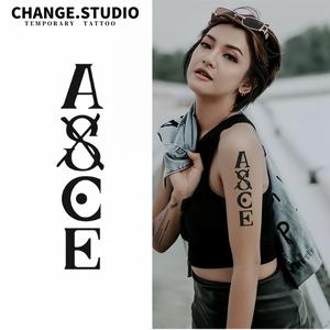 รอยสัก Portgas D Ace รอยสักชั่วคราว ติดทนนาน 15 วัน กันน้ำและกันรอยขีดข่วน สติ๊กเกอร์รอยสัก