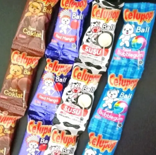 PERMEN CELUPOP RASA | Permen lolipop sunduk dengan berbagai macam rasa, kemasan lucu, dan ekonomis. | Ukuran 7 gram | Ready banyak varian rasa