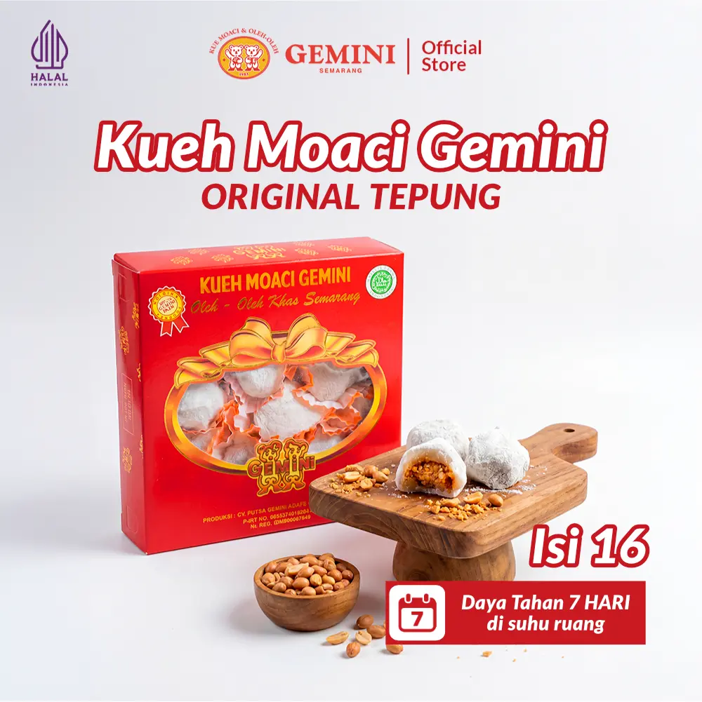 Gemini - Moaci Gemini Original Tepung Isi 16
