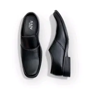 SAIN Victoria Series Black Sepatu Pantofel Pria untuk Kerja Kantoran dan Formal dengan Desain Elegan dan Nyaman
