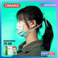 Gambar ONEMED - Masker Tie On 3 Ply | Masker Bedah Tali | Masker Tali 3 Ply Hijau - Tie On 3 Ply dari INTI MEDIKA STORE Kota Bandung 2 Tokopedia