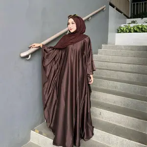 Baju Kaftan 2026 Gamis Viral Abaya Naira Baju Muslim Modern Dress Muslimah Abaya Daily Mayung Wanita Dewasa Lembut Maxi Pesta Batwing abaya gamis  Mewah Remaja baju lebaran