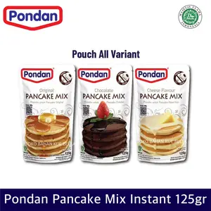 Pondan PANCAKE MIX 125gr (POUCH) Instant Rasa Coklat Cheese