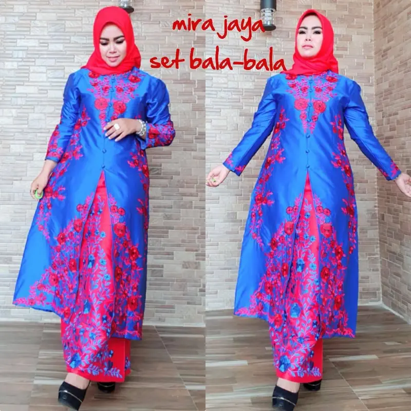 kEBAYA BORDIR SET BALA BALA//KEBAYA PESTA TERBARU 2