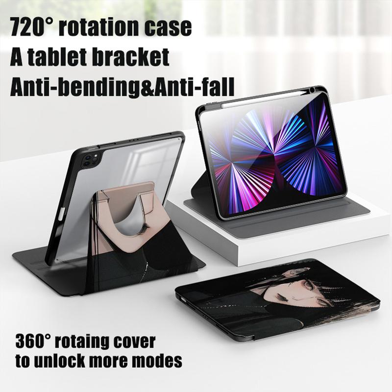 Coolcase-Vỏ xoay 360 độ cho iPad Air 5, 4, 3 / Pro, 11, 10,5 / 10,2, 9,7 inch, Vỏ mini Gen 6, 10, 9, 8, 7, 6, 5, thế hệ CL X232 2