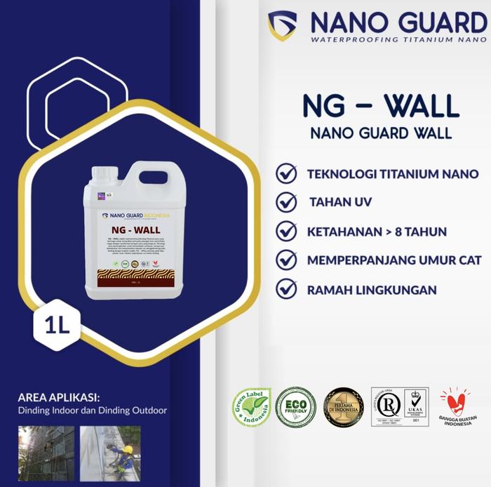 Gambar NG-WALL 1L Nano Guard Waterproofing Dinding Indoor & Outdoor dari Nano Guard Indonesia Kab. Tangerang Tokopedia