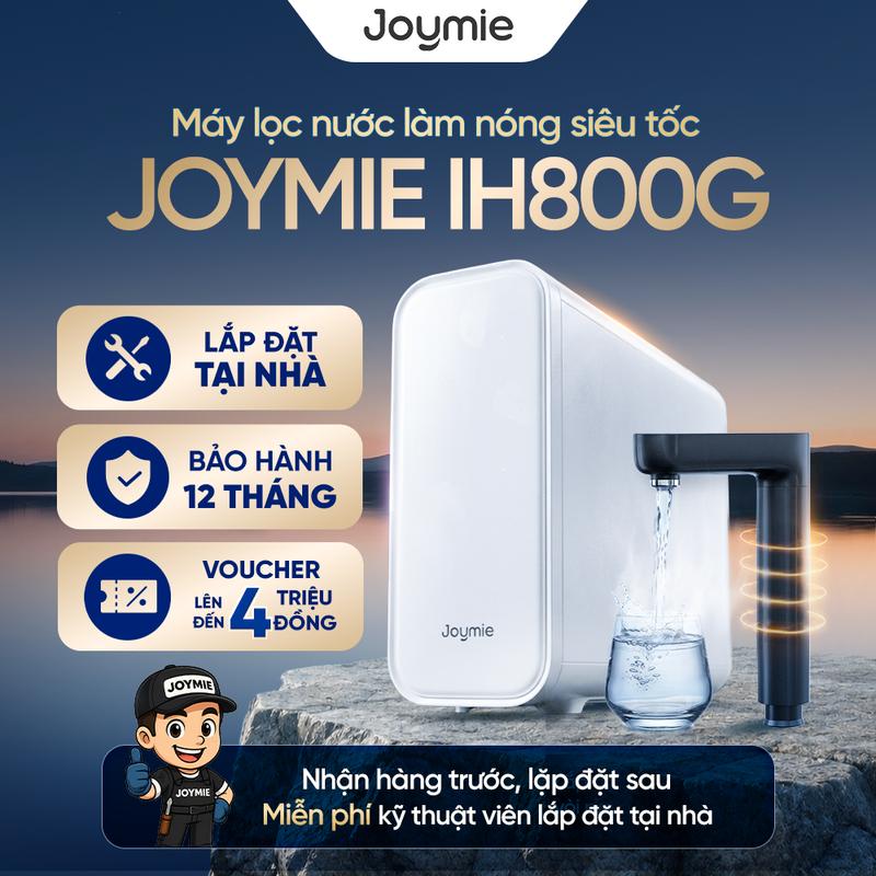 Máy lọc nước âm tủ bếp lưu lượng lớn làm nóng siêu tốc Joymie IH800G