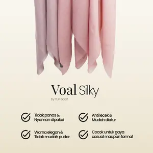 Diskon Promo Spesial Murah | Walnut Voal Silky 110x110 cm – Yuni Scarf | Hijab Murah Daily Premium Adem, Ringan,  Anti Gerah & Simpel