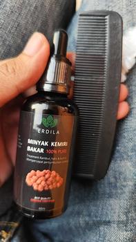 Product Review of Minyak Kemiri bakar murni Erdila penumbuh rambut 100% PURE ORIGINAL Menebalkan Menumbuhkan from W**y 1