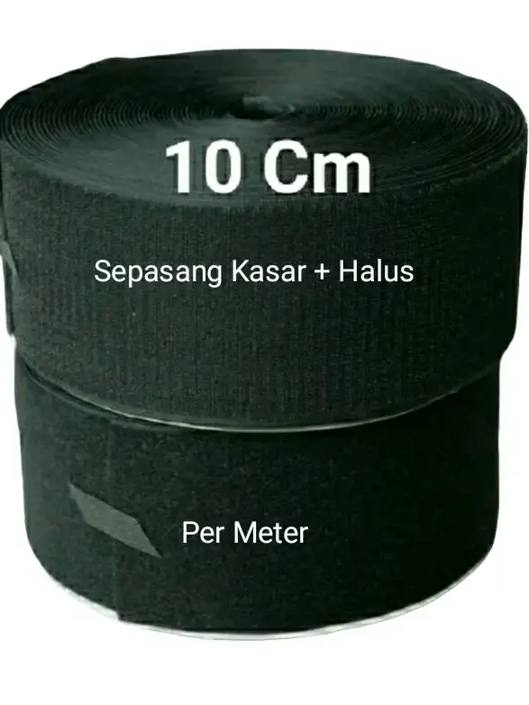 Velcro/ Magic Tape/ Kretekan Lebar 10 Cm Per Meter 10 Cm X 100 Cm perekat serbaguna