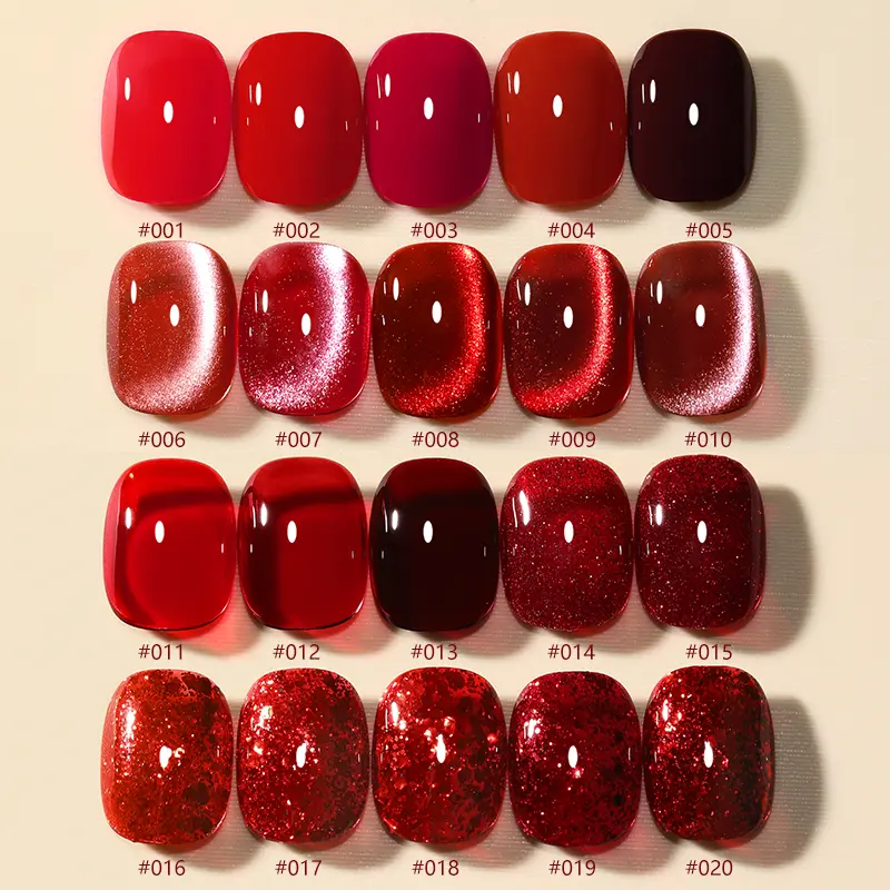 Sơn Gel Màu Rượu Vang Đỏ, ANNIES, 20 Màu, 12ml, Lấp Lánh, Gel Mắt Mèo, Cần Đèn Làm Móng Để Khô, Chủ Đề Năm Mới 4