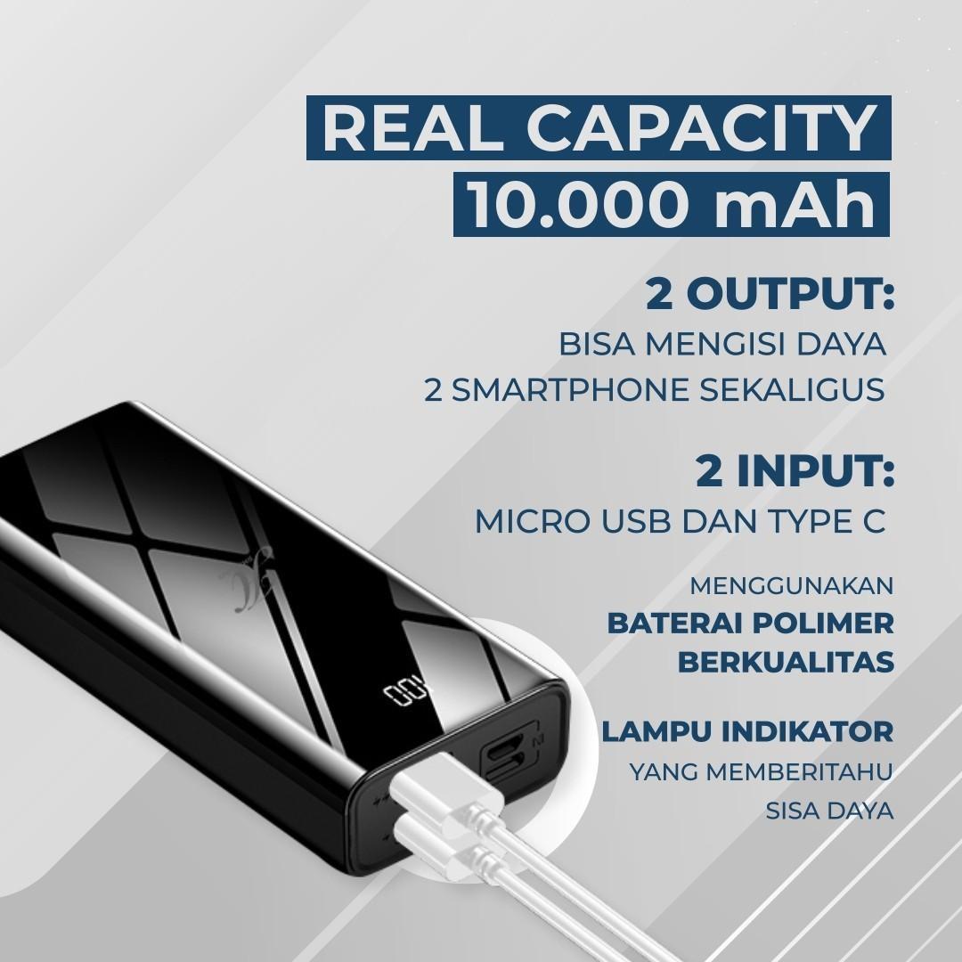 JIMS HONEY POWERBANK JH-05 (KAPASITAS 10.000 mAH)