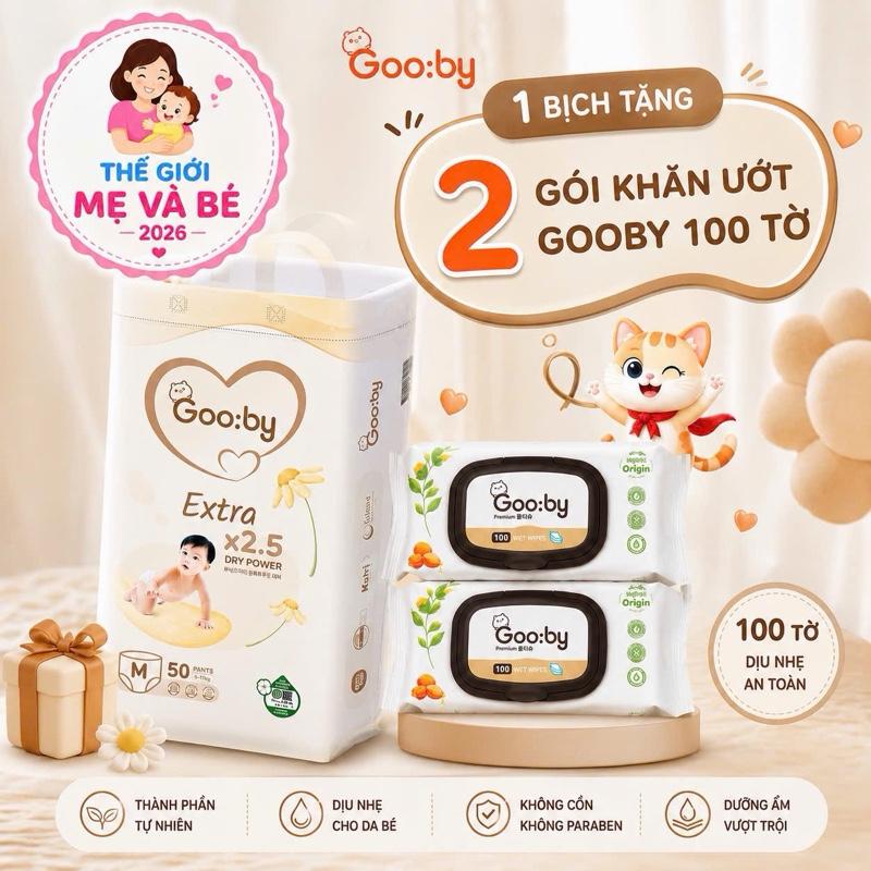 Bỉm GOOBY BAN NGÀY cao cấp thấm hút tốt