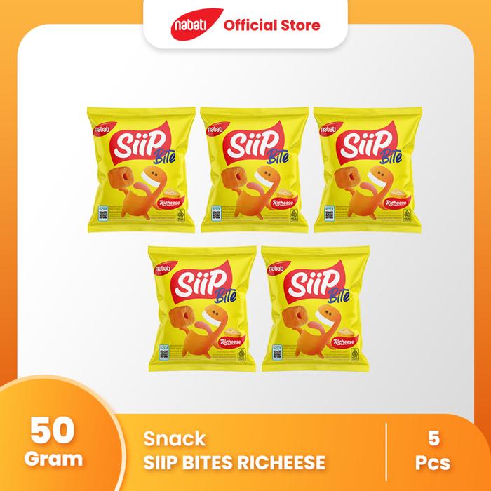 Gambar SIIP BITES CHEESE 50g - 5 pcs dari Nabati Indonesia Kota Administrasi Jakarta Timur Tokopedia