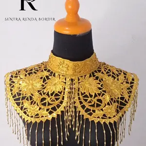 Kostum Tari Hiasan Dada Akesoris karnaval Motif Lingkar Dada Juntai