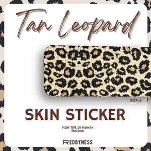 Redbyness|Skin Sticker Tan Leopard Stiker Leather Set