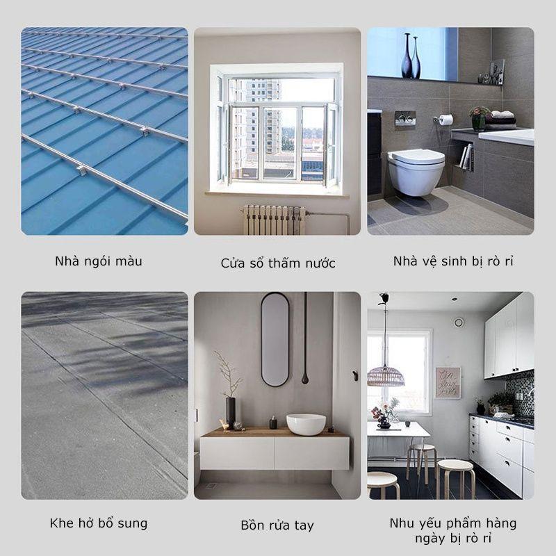 Cuộn 5 Mét Băng Keo Dán Rộng 5cm/10cm - Miếng Dán Siêu Dính Chống Thấm Nước Và Chống Dột 8