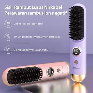 HYTRA Hair Comb ion negatif Sisir Rambut Catokan Pelurus Rambut Hair Curler Sisir Elektrik Pelurus Rambut HYTRA Hair Comb ion negatif Sisir Rambut Catokan Pelurus Rambut Hair Curler Sisir Elektrik Pelurus Rambut