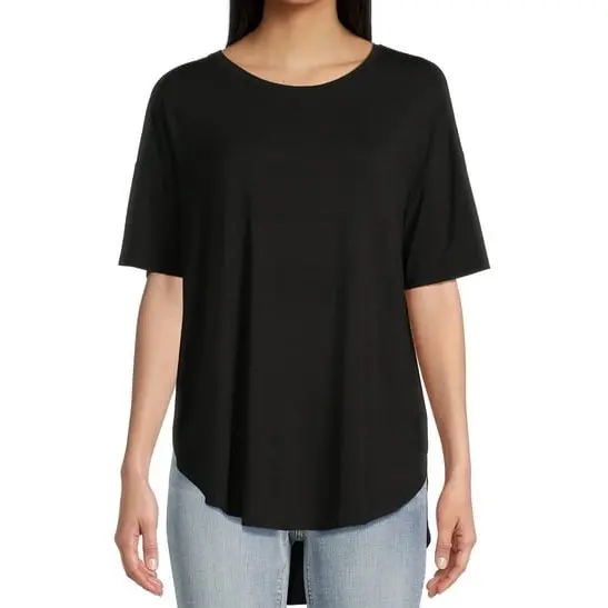 Time&Tru Black Short Sleeve T-shirt (riijeeekk miinn)