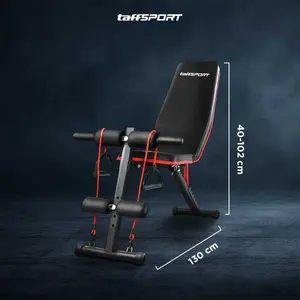 NAKAYA - Alat Fitness Gym Abdominal Perut Bench Press Foldable - AD-23