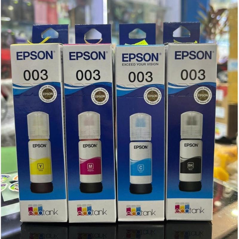 Bộ 4 chai mực Epson 003 Chính Hãng
