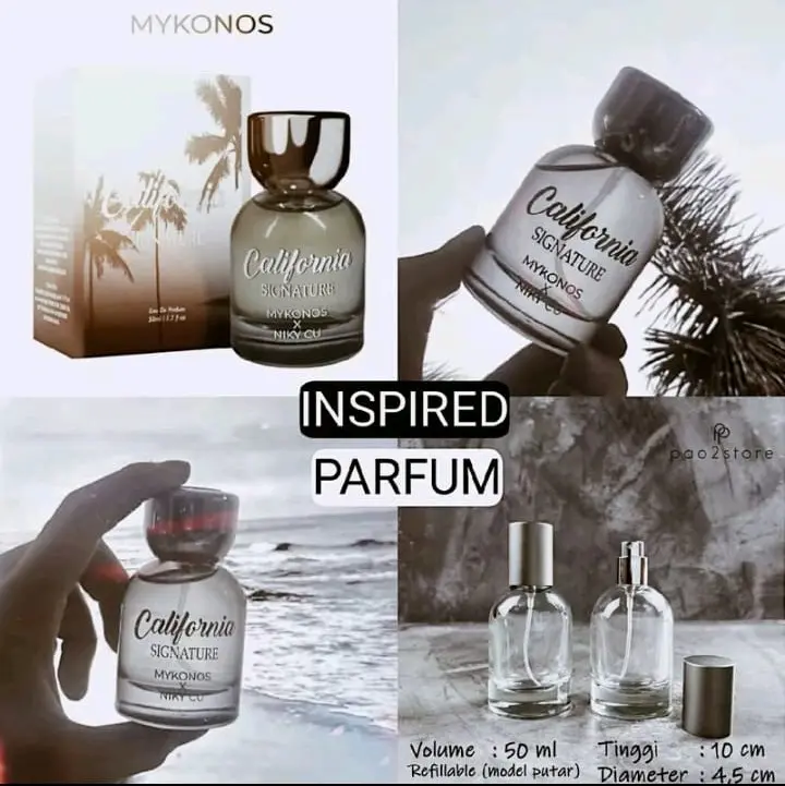 INSPIRED PARFUM MY KONOS 'CALIFORNIA' PERFUME BEST SELLER ISI 30 ML WANGI TAHAN LAMA 1