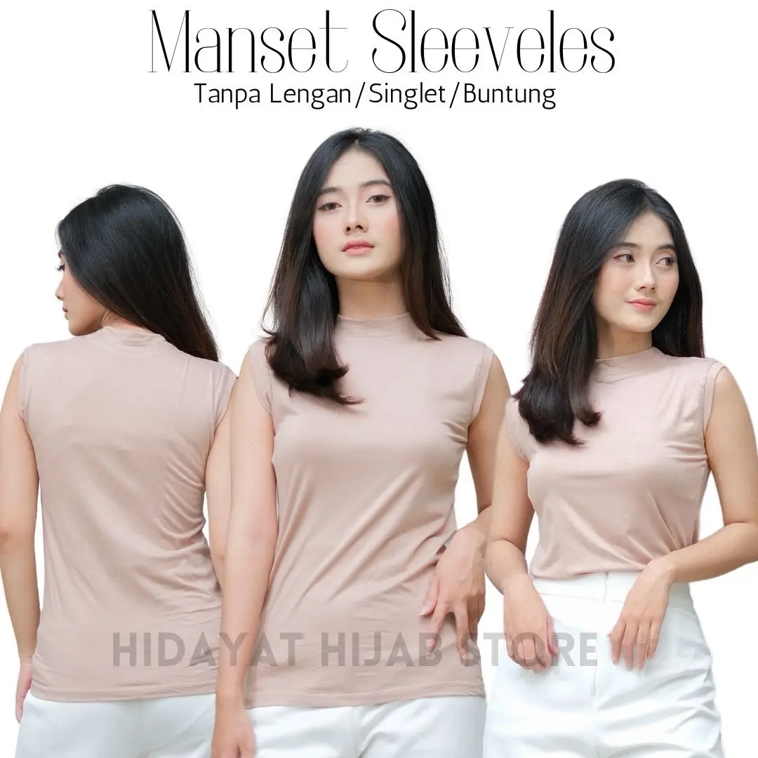 Manset Tanpa Lengan/manset Buntung/sleeveless/manset yukenzi Basic Rayon Tank Fit Nyaman Melar