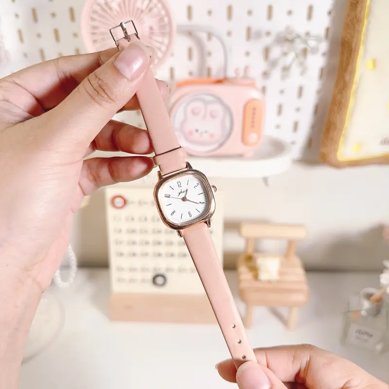 MYB | Helga | Jam Tangan Kulit Sintetis Free Box | Stainless 5
