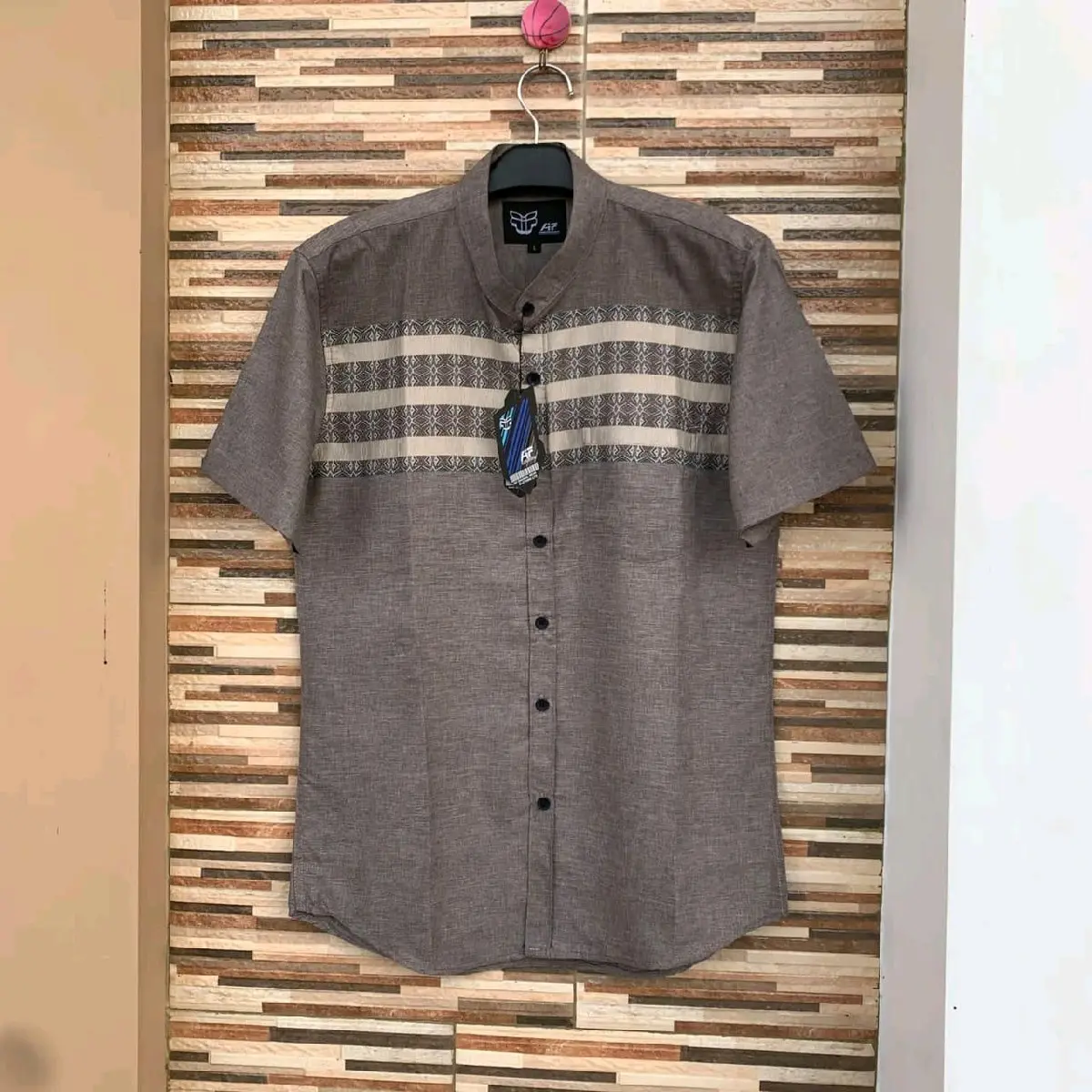 Baju Kemko Koko Baju taqwa toffe Kemeja Sanghai Lengan Pendek Pria Dewasa Kombinasi
