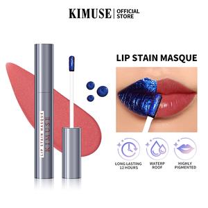 KIMUSE Peel Off Lip Stain Masque Long Lasting & Waterproof Matte Finish Lip Tint Highly Pigmented Vegan Formula Lip Makeup
