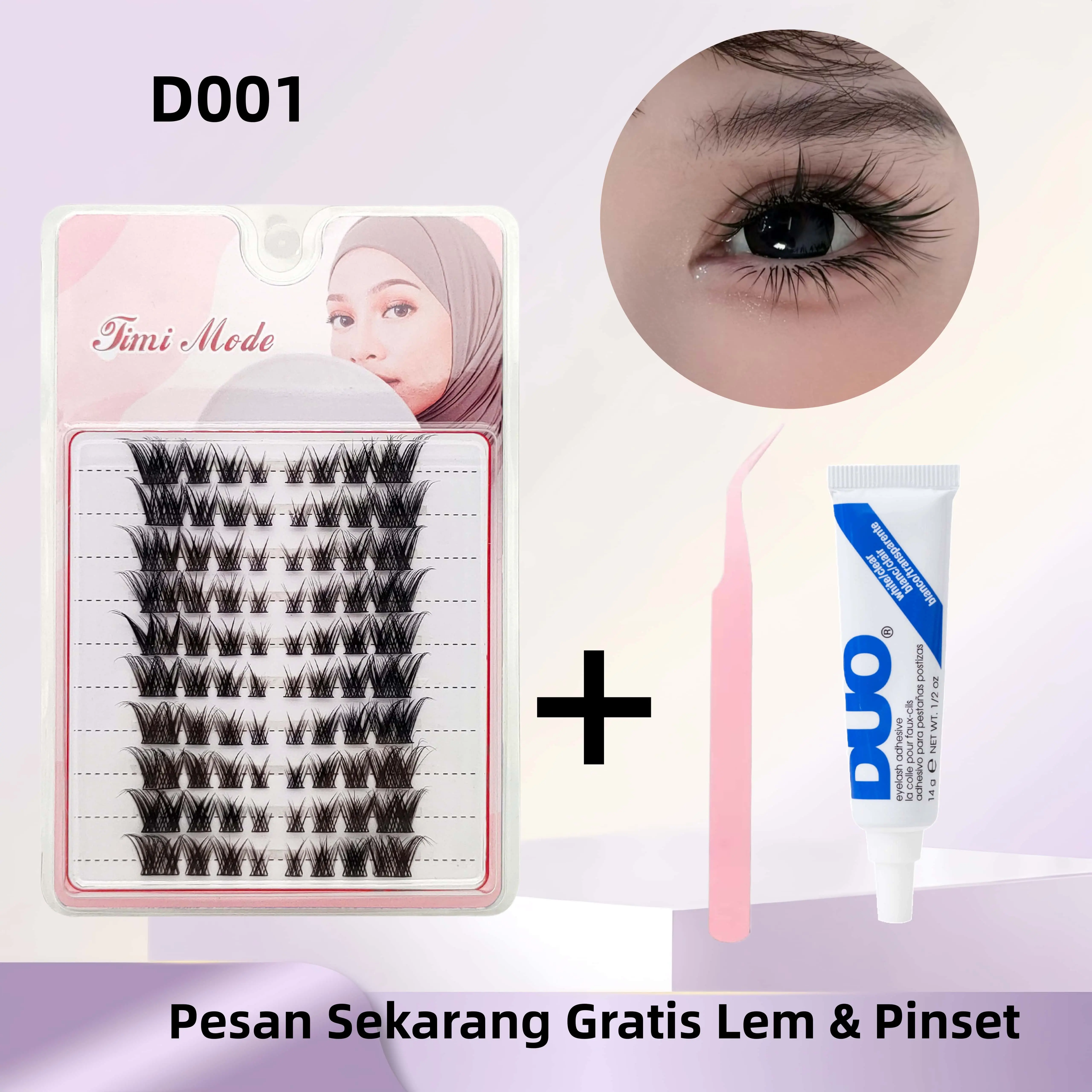 D001(Gratis lem dan pinset)
