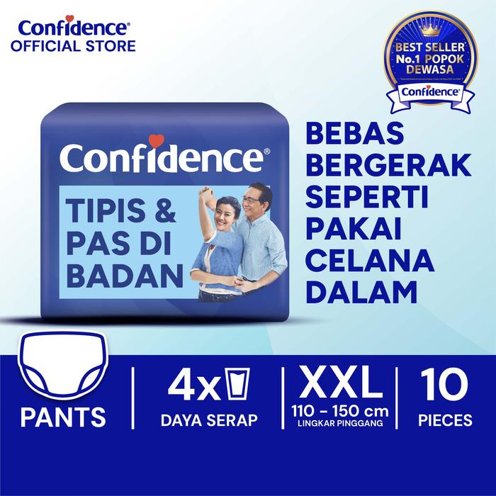 Gambar Confidence Popok Celana XXL 10's dari Confidence Indonesia Kota Tangerang Tokopedia