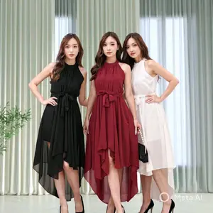 JASMINE WEDDING DRESS  MARMAID HELTER NECK CERUTY PREMIUM KASUAL DAN FORMAL