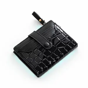 Terbaru dompet lipat wanita silvia wallet bahan croco tebal premium