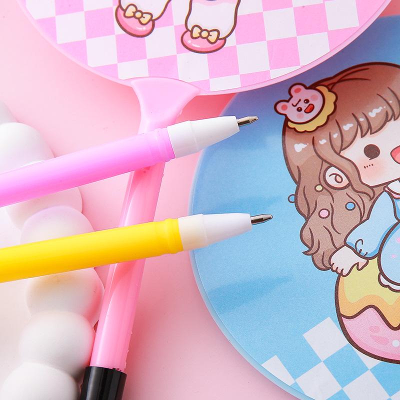 GTT Pena Kipas Lucu Animal dan Buah Pulpen Kipas Karakter Stationery Part 1 3