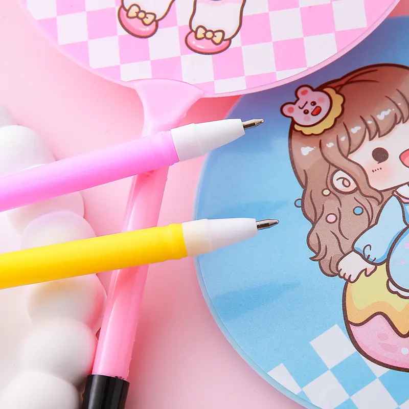 GTT Pena Kipas Lucu Animal dan Buah Pulpen Kipas Karakter Stationery Part 1 3