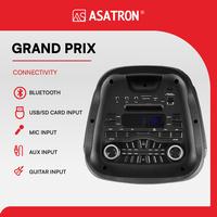 Gambar Asatron Grandprix Dual 10 Inch Bluetooth Party Speaker with 2 Wireless Mic Bass TWS dari Asatron Indonesia Kab. Bandung Barat 4 Tokopedia