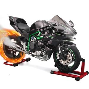 Modelo de Motocicleta como Regalo de Fiesta, 1 Caja de Modelo de Motocicleta de Aleación 1:6 Kawasaki H2R, Colección de Modelos de Motocicletas, Regalo de Modelo de Motocicleta de Aleación Dinámica para Amantes, Amigos y Familia